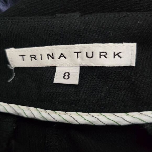 Trina Turk Black Straight Leg Dress Pants - Picture 3 of 4